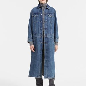 Calvin Klein Long Denim Coat